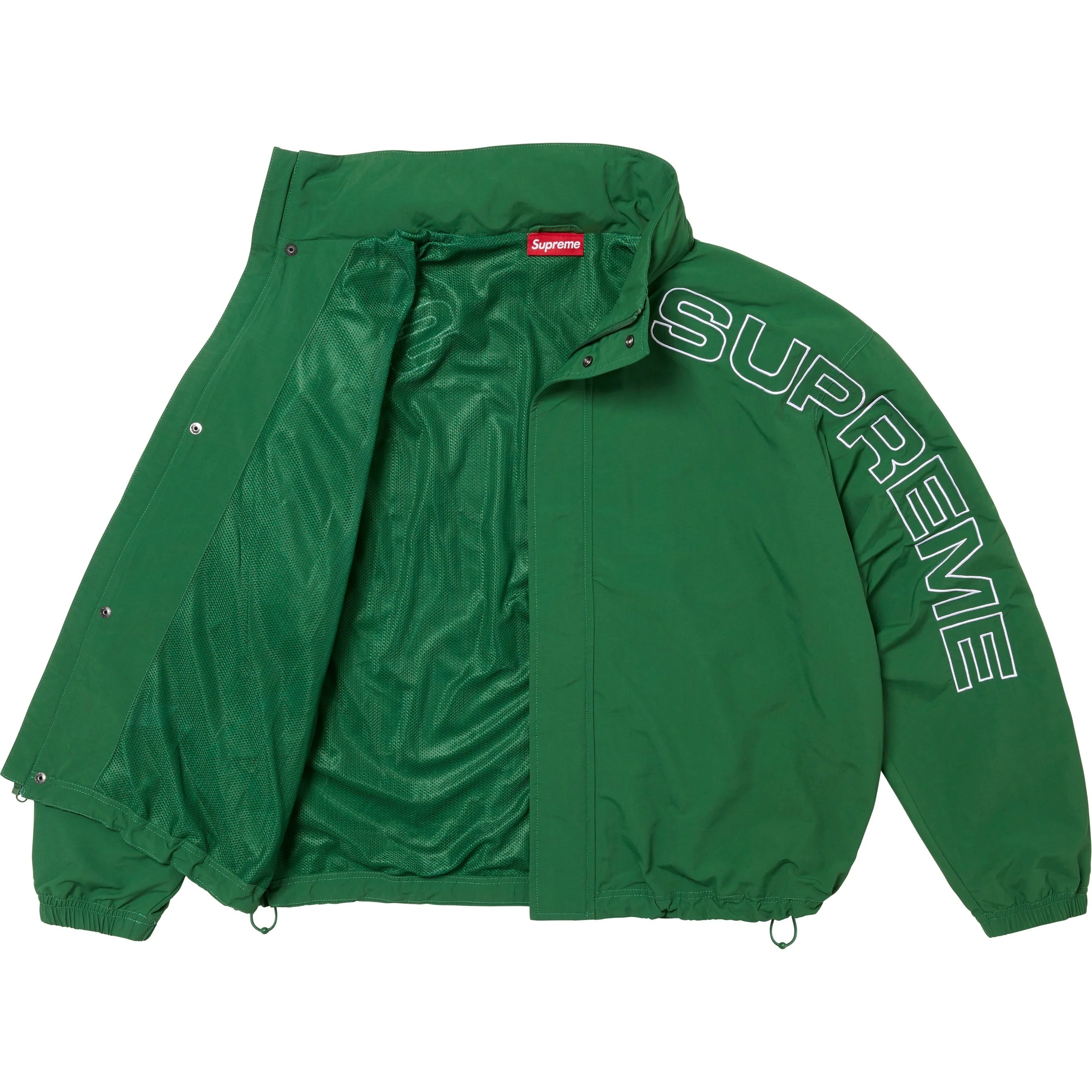 Spellout Embroidered Track Jacket view 5